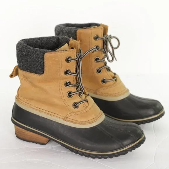 Sorel Tan and Black Winter Boots - Picture 2 of 13